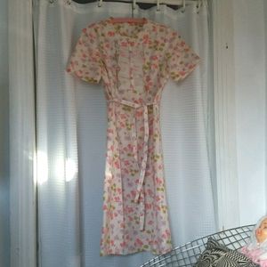 60s Pastel Ruffle Dress